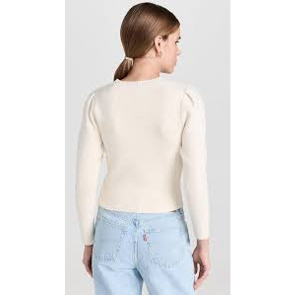 AYR Uptown Girl Cardigan Sweater SUSTAINABLE ORGANIC Cotton Size Medium M - Picture 4 of 10